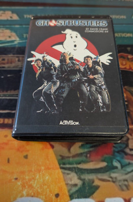 Ghostbusters (Activision 1984) Commodore 64 (Tape, Manual, Box) works 8-bit
