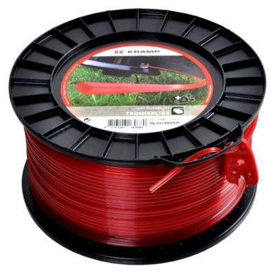 Long Life Faden vierkant 3,3mm 109m für Trimmer u Freischneider NL33109SKR