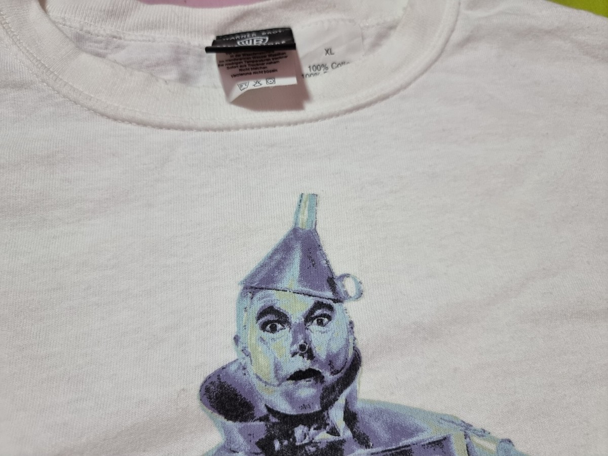 Vintage Heartless Tin Man Wizard of Oz T-Shirt 1997 90s Warner 