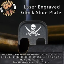 Calico Jack - Glock Rear Slide Plate Back Plate for Full Sized Glocks Gen1-5