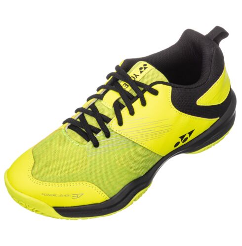 Yonex badminton shoes POWER CUSHION 37 UNISEX - SHB37 - Bright Yellow - Picture 1 of 6