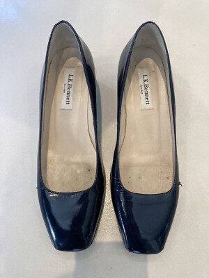 Lk Bennett Blue Patent Boots Lk Bennett Shoes Size Blue Patent