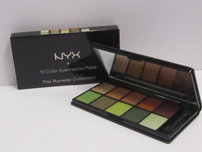 NYX 10 Color Eyeshadow Palette The Runway Collection ESP10C08 Secret World 