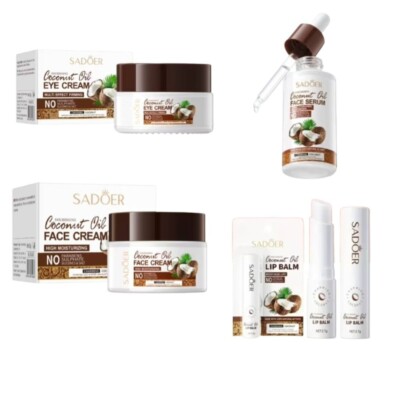 Serum Cream Lipstick Coconut Anti-Aging Moisturizer Face Eyes Sadore Set  Cold-P