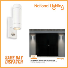 PALIN PIR Motion Sensor LED Wall Light GU10 Waterproof Security Lights - IP44