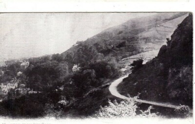 MALVERN, WORCESTERSHIRE - BLICK VON DER EFEU-NARBE S/W POSTKARTE *