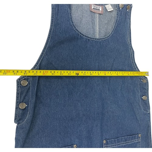 Vestido de mezclilla Premier International azul para mujer S sin mangas cuello redondo algodón de colección - Imagen 7 de 11