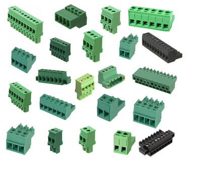 Terminal Block Plug Female Sockets  90° 180° 270° Free Hanging In-Line