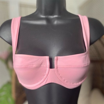 L*Space Camellia Underwire Bikini Top Crystal Pink Size Medium