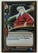 Inuyasha the Proud TCG #95 Foil Rare Keshin Card CCG 1st Edition
