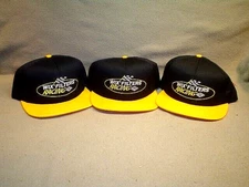 3 NEVER USED VINTAGE MID-1990's WIX RACING FILTERS TRUCKER HATS~MADE IN USA