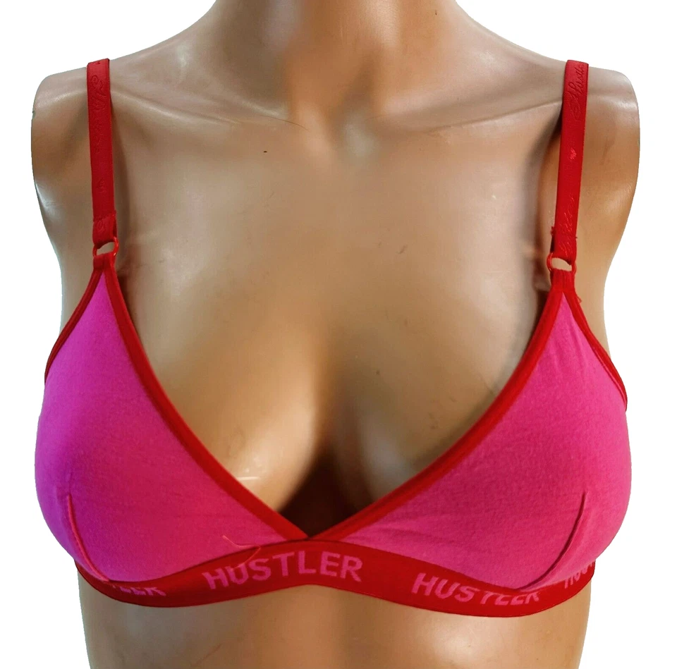 Hustler Lingerie Women Soft Bra Hot Pink Small/Medium - Image 4 of 4