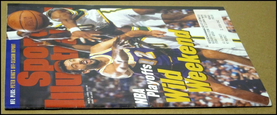 5/8/1995 Sports Illustrated Vlade Divac Los Angeles Lakers Playoffs Jose Canseco - Image 3 of 4