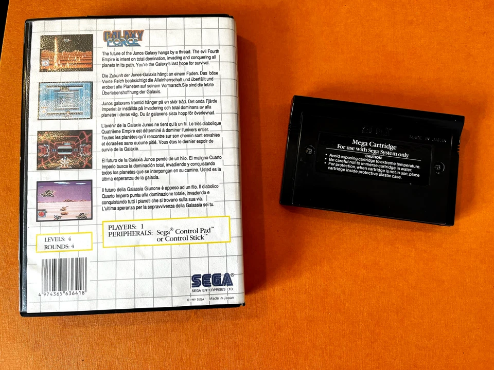 Galaxy Force SEGA MASTER SYSTEM - SANS NOTICE - Photo 2/4