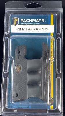 Pachmayr 1911 Gov't Signature Wrap-Around Rubber Grip with Finger
