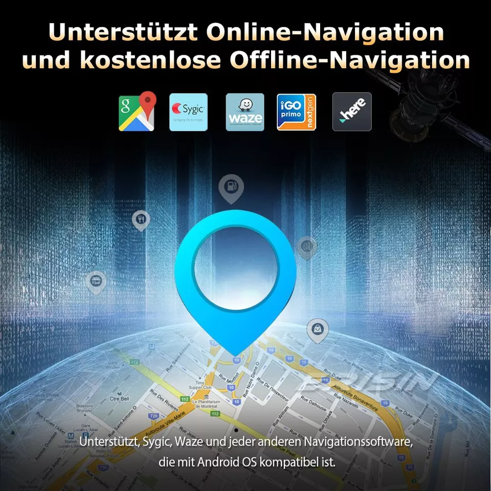 64GB DAB+Android 13 Autoradio GPS Mercedes C/CLK/G/A Klasse W203 W209 W168 Viano - Bild 3 von 4