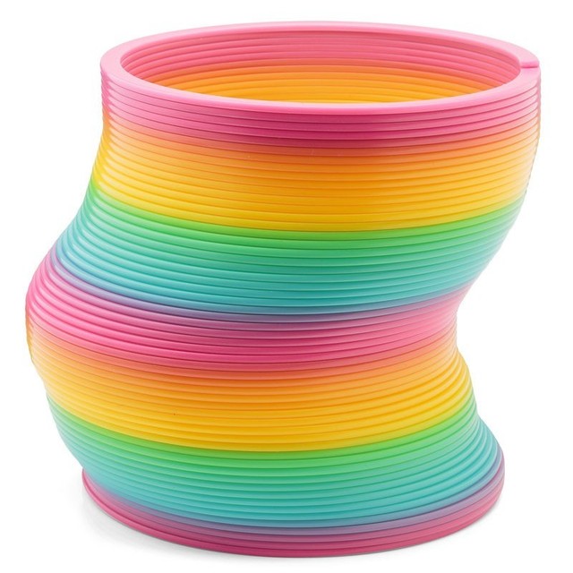 large rainbow slinky