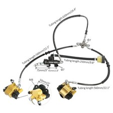 50mm Front Hydraulic Twin Foot Brake Caliper ATV Quad Go Kart Buggy Bull