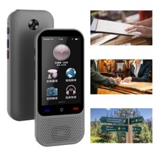 Pocket Sized Translator with Global Roaming Data for 138 Online Translation