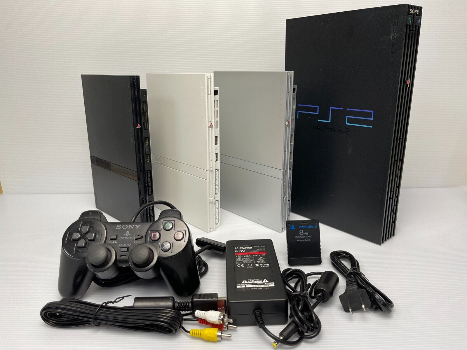 Sony PlayStation 2 PS2 Region Free or US Region Console Slim or FAT Bundle