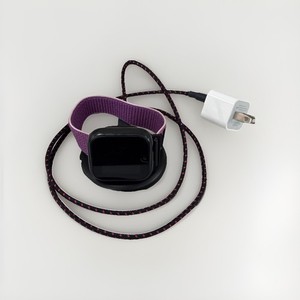 Universal Magnetic Smartwatch Charging Dock/Puck w/ USB Cable, Black