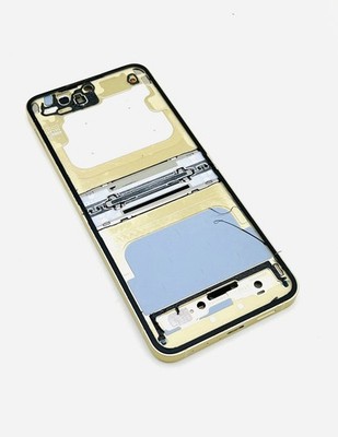 Original Samsung Galaxy Z Flip6  F741B DisplayRahmen LCD Frame Volume Flex Gold