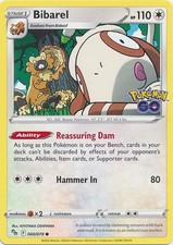 Bibarel - 060/078 - Common - Pokemon GO - Near Mint
