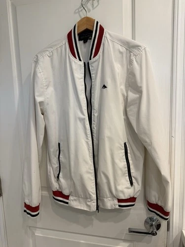 Emerica This Is Skateboarding Vintage Jacket Size Large White - product listing photo