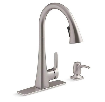 Kohler R228674-SD-VS Maxton Pull Down Kitchen Faucet Vibrant Stainless Finish