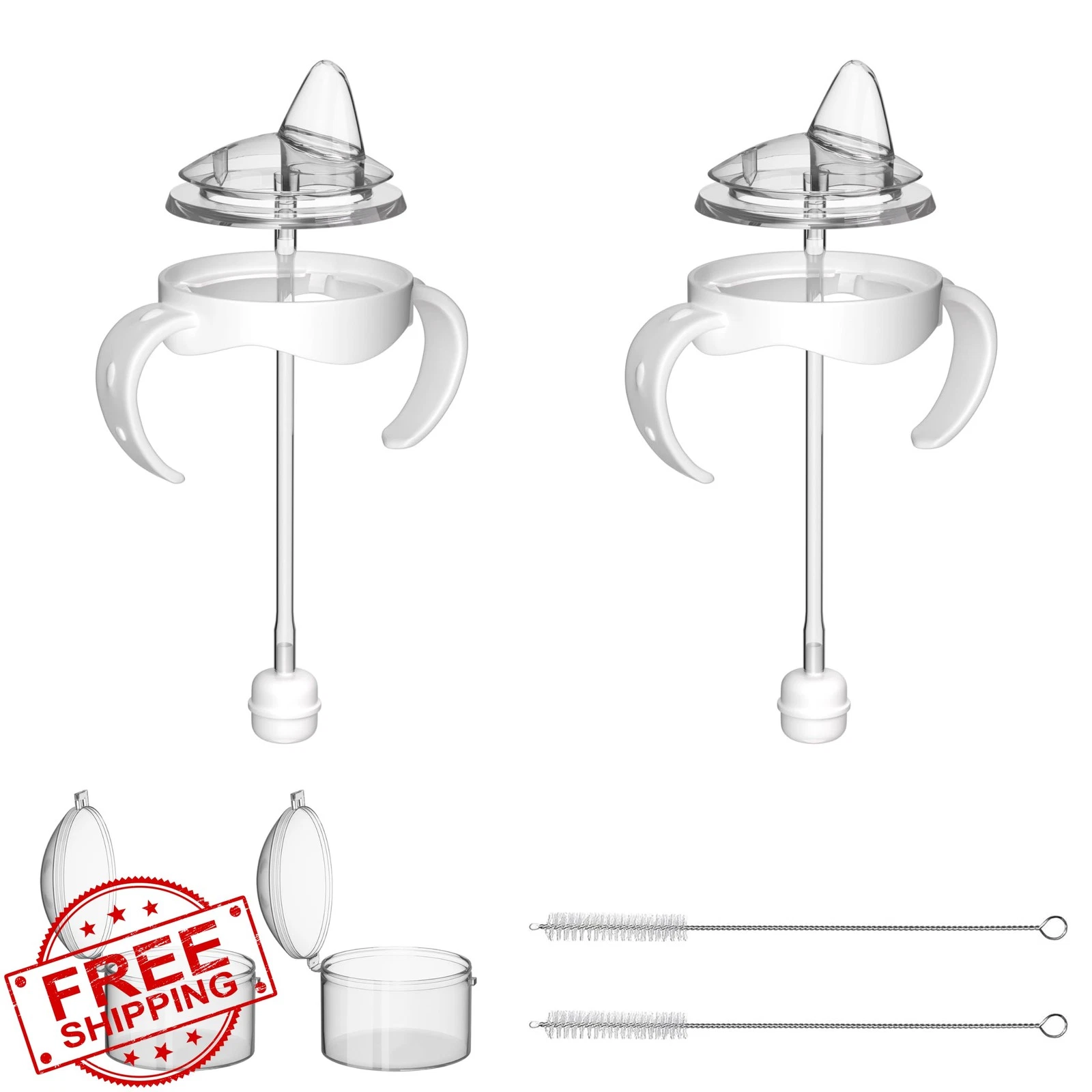 Cathill Sippy Cup Conversion Kit Avent Natural Bottles 2 Pack