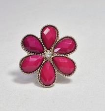 Fuchsia Floral Ring Stretch Band