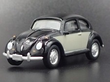 1960-1967 Vw Volkswagen Beetle Bug Black 164 Scale Diorama Diecast Model Car
