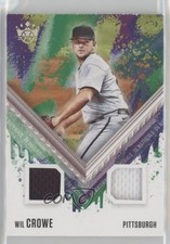 2021 Panini Diamond Kings DK Materials Holo Silver 98/99 Wil Crowe #DKM-WC 1e15
