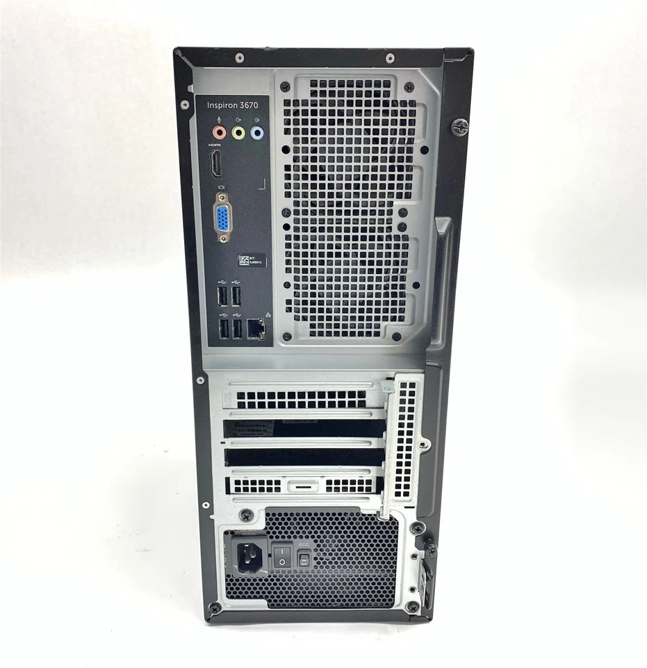 Dell Inspiron 3670 MT Intel i7-8700 3.20GHz 32GB 512GB NVMe Win11 WIFI EVGA 600W - Image 4 of 4