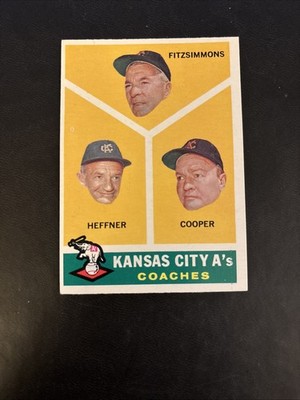 1960 Topps - Freddie Fitzsimmons, Walker Cooper, Don Heffner #462