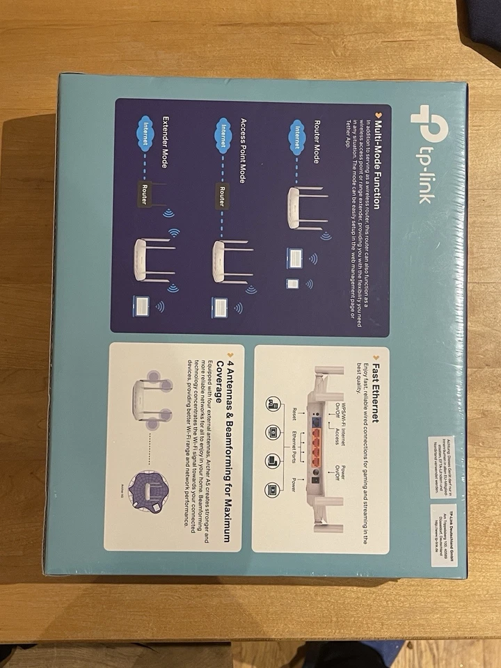 TP-LINK ARCHER A5 AC1200 Dual-Band Router Wi-Fi - Neu Sealed - Bild 3 von 4