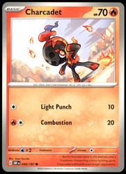 Charcadet 043/197 Obsidian Flames Common