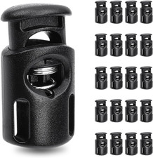 20 PCS Plastic Spring Cord Locks, Paracord To...