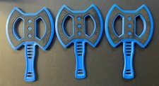 3 Eastpoint Replacement Throwing Axe Hatchets For Outdoor Game, Blue