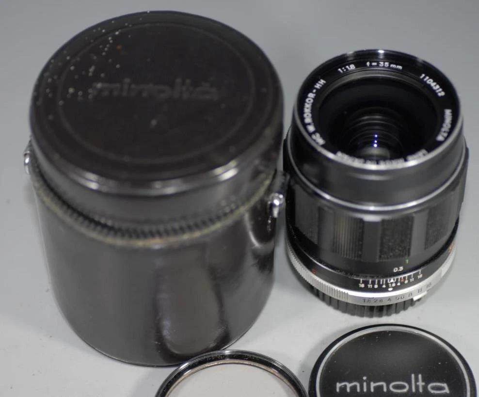 Minolta 35mm Focal f/1.8 Camera Lenses for sale - eBay
