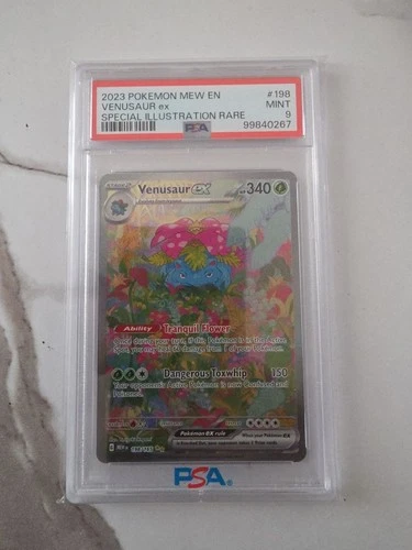 Pokemon Scarlet & Violet Venusaur EX 198/165 SIR 151 PSA 9