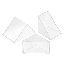 8Pcs Corner Protectors 36x66mm Plastic Right Angle Corner Guards Cushion, White