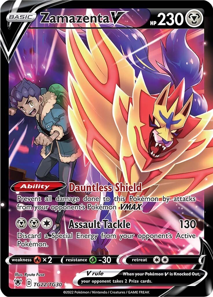 Zamazenta V [SWSH10:TG - TG22/TG30] Astral Radiance Trainer Gallery - NM