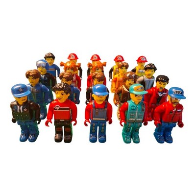   LEGO 4 Juniors/Jack Stone Figuren (20×) 2001/02 | gereinigt & geprüft  