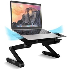 Cooling Laptop Stand with Mouse Pad