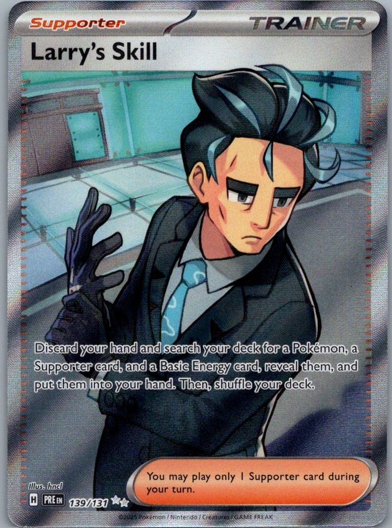 Larry's Skill 139/131 Prismatic Evolutions Ultra Rare NM