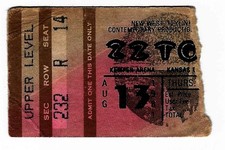 ZZ Top & Loverboy 8/13/81 Kansas City MO Kemper Arena Rare Ticket Stub KC