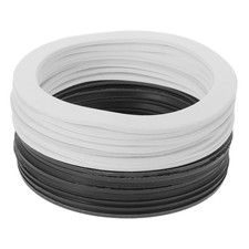 8 Pairs Bathroom Sink Gasket Overflow Trim Ring Kitchen Drain Seal