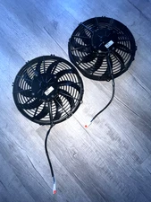 SPAL 30101522 12" Fan Puller Curved Blades 12 Volt High-Performance 1226 cfm VA1