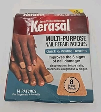 Kerasal Multi-Purpose Nail Repair Patches for Finger/Toe Nails, 14ct